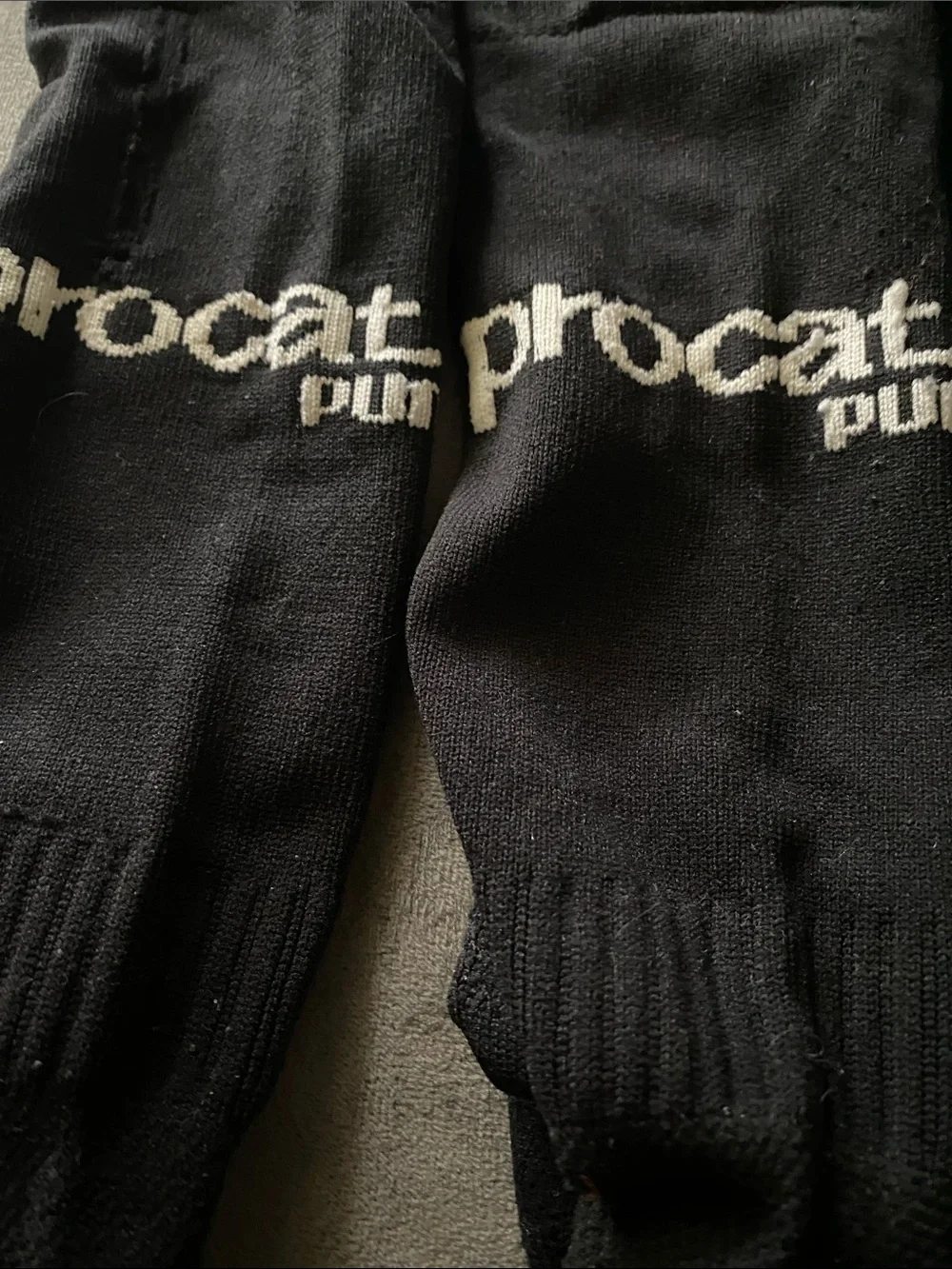 Bundle of 4 Black Athletic Soccer Socks